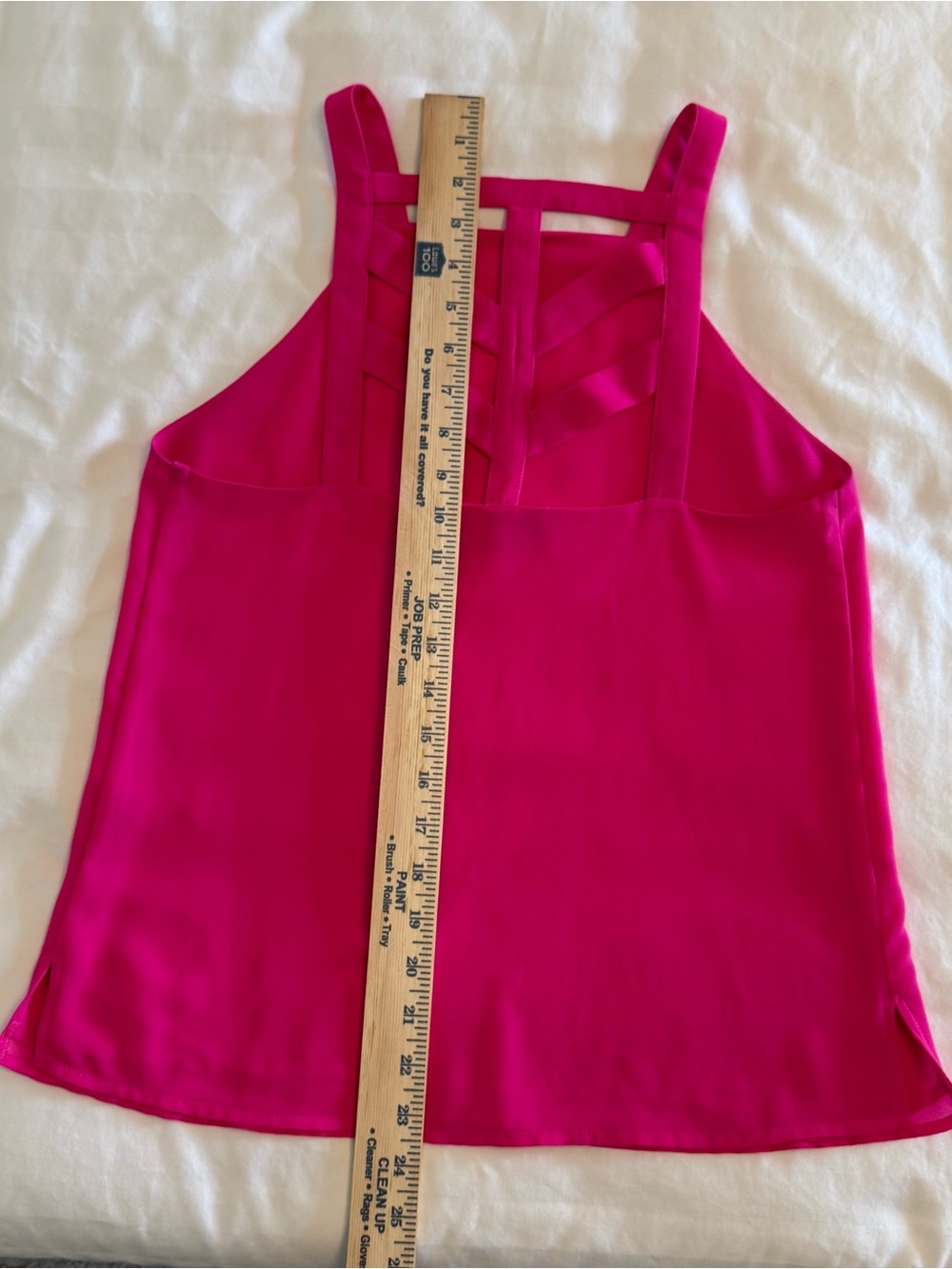 Naked Zebra Strappy Tank Top. Hot Pink Size S. Excellent condition - Picture 6 of 7